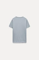 PRINTED WASHED EFFECT T-SHIRT