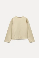 SWEATSHIRT WITH TRICOT