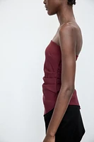 ASYMMETRIC GATHERED TOP