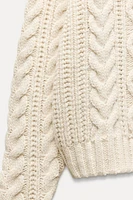 CABLE KNIT SWEATER