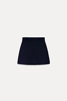 BASIC KNIT MINI SKIRT