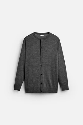 100% WOOL CARDIGAN LIMITED EDITION