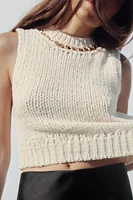 CHUNKY KNIT SWEATER VEST