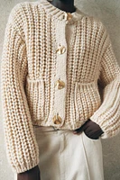 CHUNKY KNIT CARDIGAN