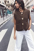 CHUNKY KNIT VEST