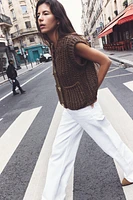 CHUNKY KNIT VEST