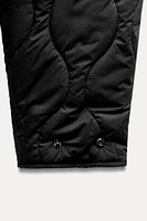 HOODED QUILTED JACKET