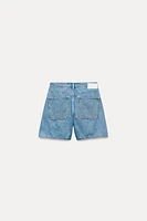 LOOSE FIT WIDE LEG Z1975 DENIM SHORTS