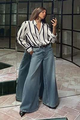 Z1975 LOW WAISTED PALAZZO JEANS