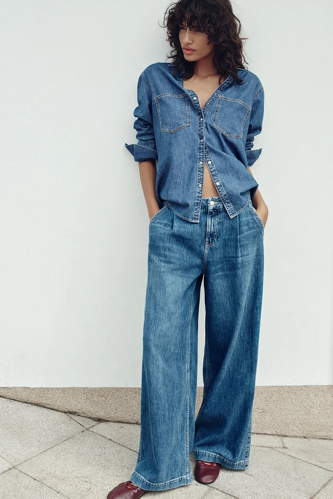 MID-RISE Z1975 WIDE LEG JEANS