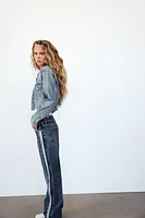 TRF MID-RISE WIDE LEG JEANS