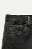 RELAXED MID WAIST WAXED JEANS ZW COLLECTION