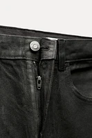 RELAXED MID WAIST WAXED JEANS ZW COLLECTION