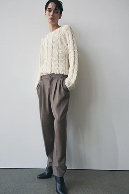 ANKLE PANTS WITH DARTS ZW COLLECTION