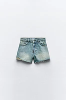 Z1975 MID RISE RIPPED SHORTS