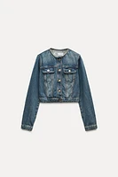 Z1975 CROP DENIM JACKET