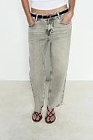 Z1975 HIGH WAIST CROPPED STRAIGHT JEANS