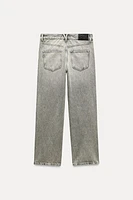 Z1975 HIGH WAIST CROPPED STRAIGHT JEANS