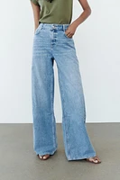 Z1975 MID-RISE WIDE LEG LONG LENGTH JEANS