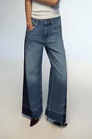 MID-RISE Z1975 WIDE LEG COMBINATION JEANS