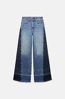 MID-RISE Z1975 WIDE LEG COMBINATION JEANS