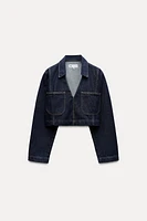 Z1975 CROPPED DENIM SHIRT