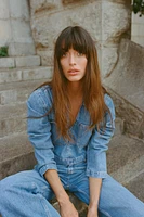 Z1975 CROPPED DENIM SHIRT