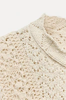 COMBINATION POINTELLE KNIT TOP