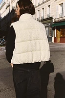 KNIT PUFFER VEST