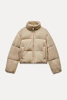 KNIT PUFFER JACKET