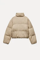 KNIT PUFFER JACKET