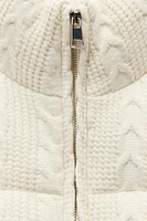 KNIT PUFFER ANORAK