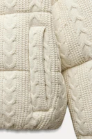 KNIT PUFFER ANORAK