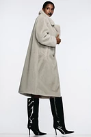 LONG FAUX FUR COAT