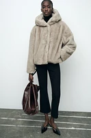 FAUX FUR SHORT COAT