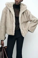 FAUX FUR SHORT COAT