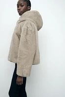 FAUX FUR SHORT COAT