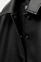 FAUX LEATHER JACKET