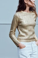 FOIL KNIT SWEATER