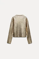 FOIL KNIT SWEATER