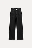 TRF MID-RISE WIDE LEG JEANS