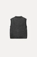 SMOOTH KNIT VEST TOP