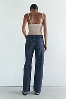 STRAIGHT CUT MID RISE JEANS ZW COLLECTION