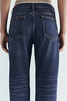 STRAIGHT CUT MID RISE JEANS ZW COLLECTION