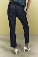 ZW COLLECTION HIGH WAIST CROPPED BOOTCUT JEANS