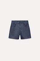 MINIMALIST DENIM SHORTS ZW COLLECTION