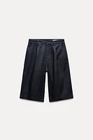 DENIM DART SHORTS ZW COLLECTION