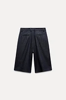 DENIM DART SHORTS ZW COLLECTION