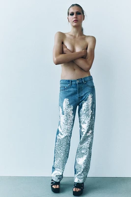 SEQUIN JEANS ZW COLLECTION