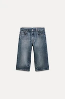 LOW-RISE DENIM SHORTS ZW COLLECTION